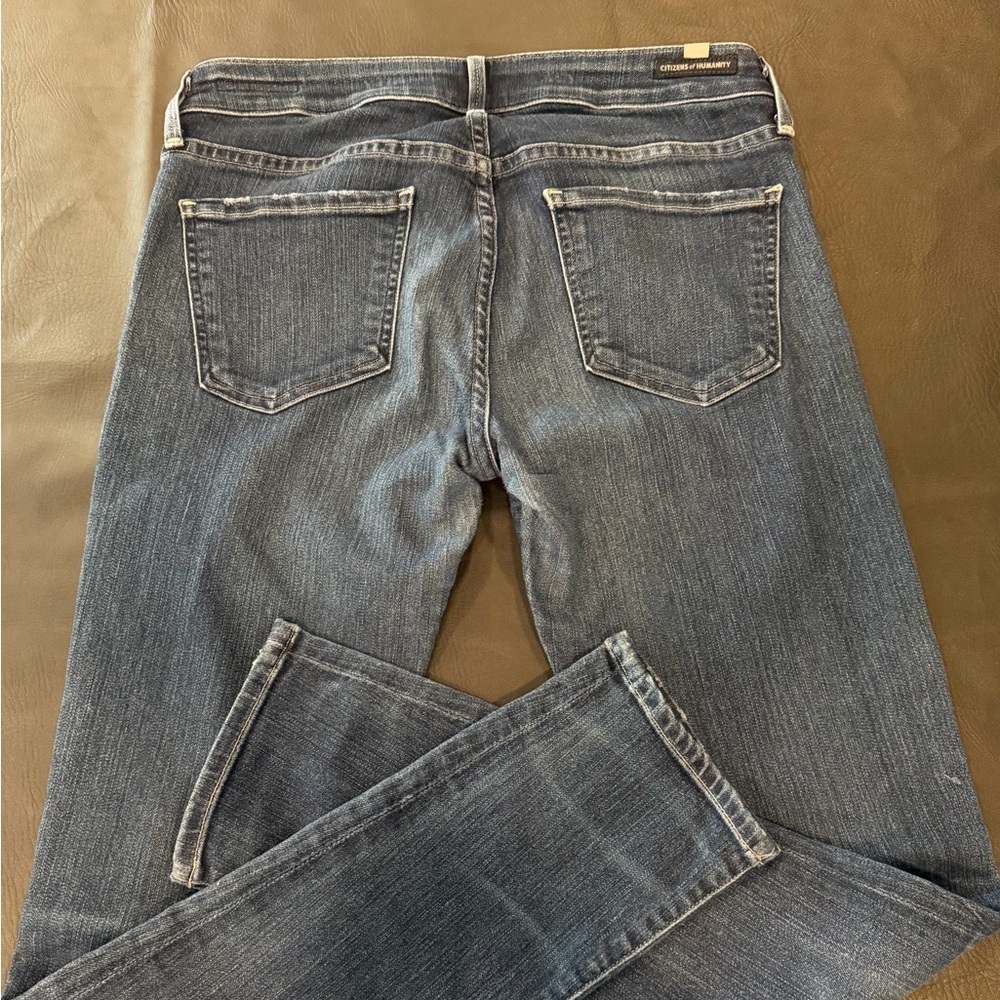 Citizens Of Humanity Dark Blue Mid Rise Skinny Jeans